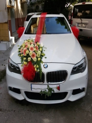  Alanya  Çiçek Gönder - Gelin Araba Süsü